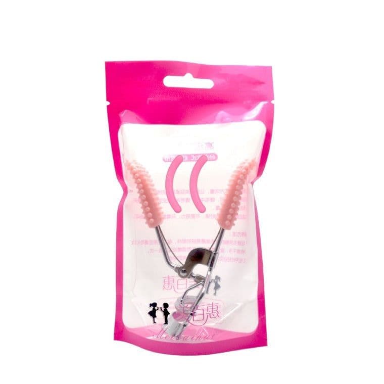 image-Carbon Steel Bitstock Eyelash Curler Bags Plastic Handle Aid Beauty Tools