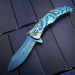 image-Camping Folding Knife Stainless Steel Portable Knife Household Fruit Knife
