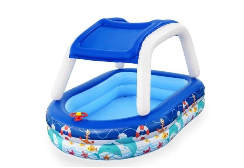 image-Boat Type Sunshade Pool Children's Paddling Pool Swimming Pool