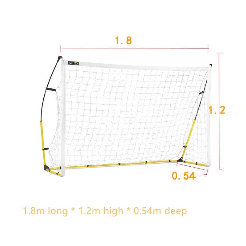 image-Portable Quick Assembly Football Net Children Training Football Gate Gantry Football Net