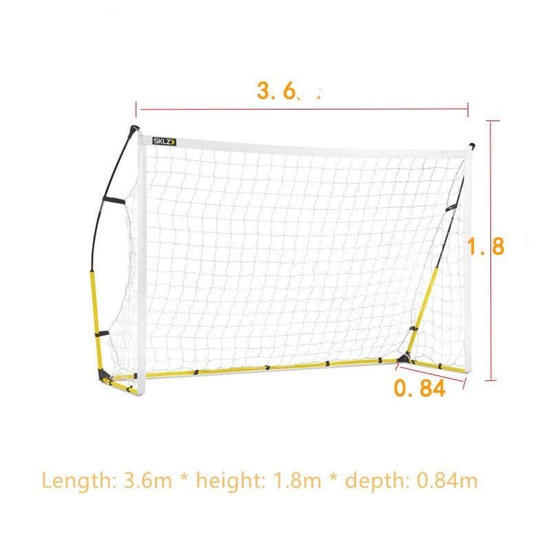 image-Portable Quick Assembly Football Net Children Training Football Gate Gantry Football Net