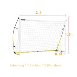 image-Portable Quick Assembly Football Net Children Training Football Gate Gantry Football Net