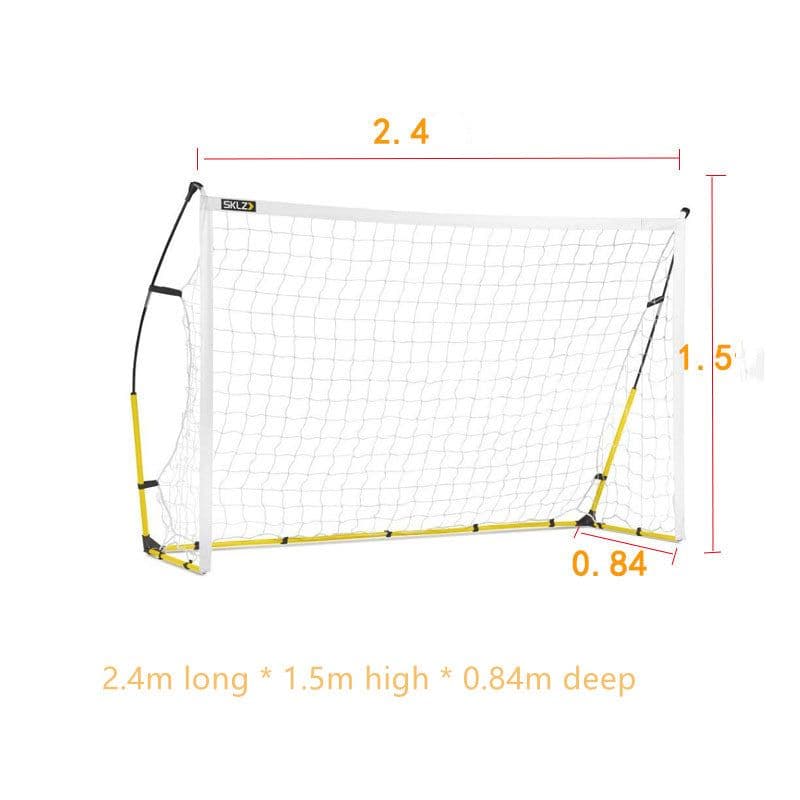image-Portable Quick Assembly Football Net Children Training Football Gate Gantry Football Net