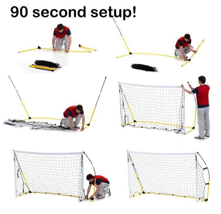 image-Portable Quick Assembly Football Net Children Training Football Gate Gantry Football Net