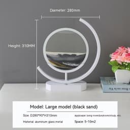 image-High-end Business Gifts Quicksand Painting 3D Living Room Decorations Lights Creative Lamp Led Lights