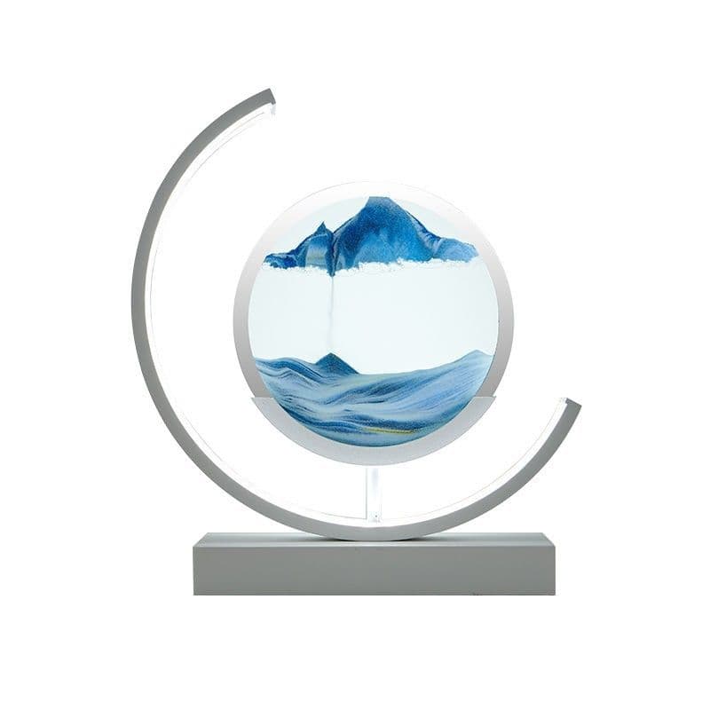 image-High-end Business Gifts Quicksand Painting 3D Living Room Decorations Lights Creative Lamp Led Lights