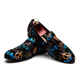 image-Men's Retro Loafers Men's Slip-on Shoes