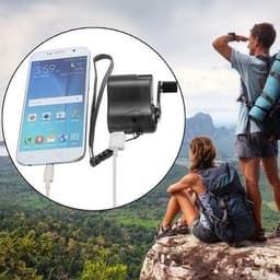 image-Mobile Phone Hand Charger Manual Generator USB Charger Emergency Charger