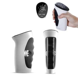 image-Digital Electric Hand Gripper Hand Dynamometer Counting Gripper Hand Grips Strengthener Measurement Meter Auto Capturing Power Good Way To Keep Fitness