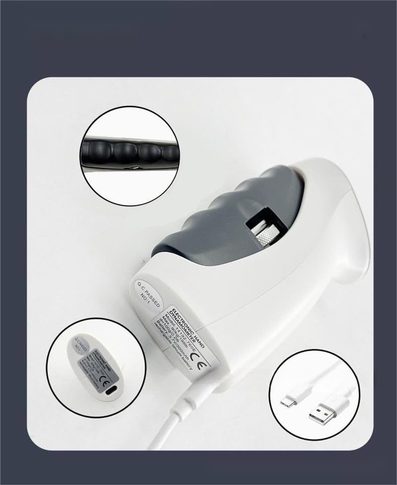 image-Digital Electric Hand Gripper Hand Dynamometer Counting Gripper Hand Grips Strengthener Measurement Meter Auto Capturing Power Good Way To Keep Fitness