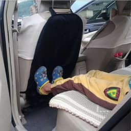 image-CAR Children Seat Anti-kick Pad Anti-dirty Pad Protective Pad Black