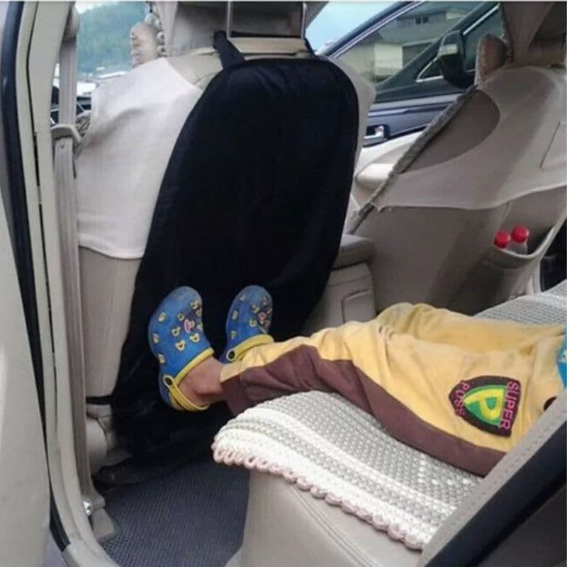 image-CAR Children Seat Anti-kick Pad Anti-dirty Pad Protective Pad Black