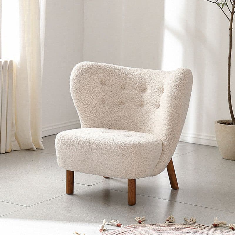 image-Nordic Single Sofa Light Luxury Balcony Leisure Chair Home Living Room Chair Internet Celebrity Designer Couch