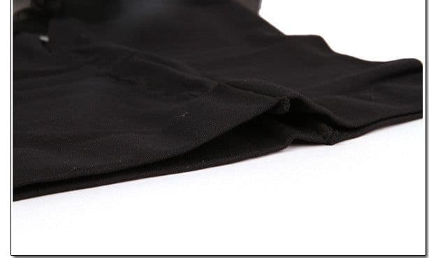 image-Women's Fashion Garter Bow Solid Color Thigh-high Stockings