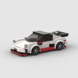 image-Small Particle Sports Car Moc Puzzle Assembled Children's Building Blocks Toy