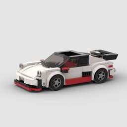 image-Small Particle Sports Car Moc Puzzle Assembled Children's Building Blocks Toy