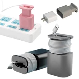 image-Data Cable Organizer Power Adapter Protective Case Cover For Apple 18w 20w USB-C Fast Charger Silicone Case