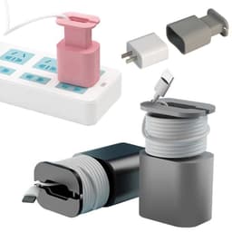 image-Data Cable Organizer Power Adapter Protective Case Cover For Apple 18w 20w USB-C Fast Charger Silicone Case