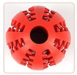image-Dog Toy Pet Supplies Food Dropping Ball Dog Chewing Bite-resistant Teether Ball