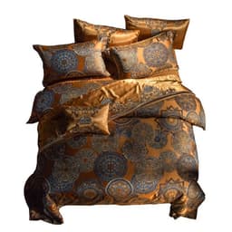 image-Model Room Luxury Embroidery Villa Four-piece Set European Court Bedding