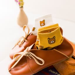 image-Cartoon Socks Women's Cotton Socks Japanese Sweet Cute Bear Boat Socks