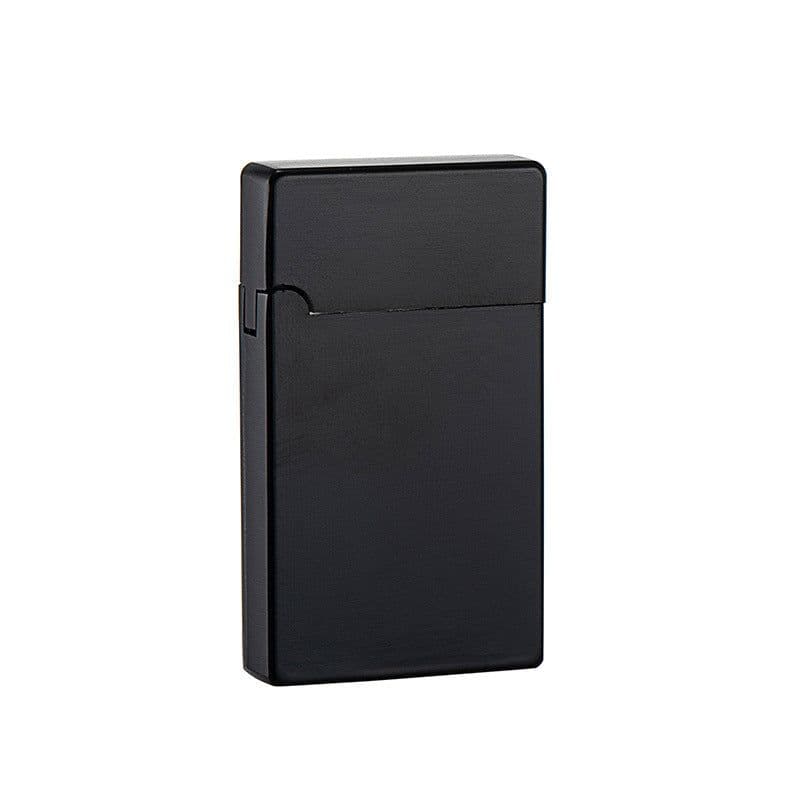 image-Bao B813 Gas Lighters Metal Langsheng Steel Tone Direct Punching Windproof Blue Flame Electronic Lighter