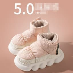 image-Cotton Slippers Couple Unisex Home Non-slip Flat Shoes Shit Slippers