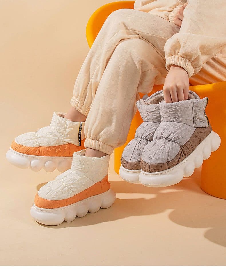 image-Cotton Slippers Couple Unisex Home Non-slip Flat Shoes Shit Slippers
