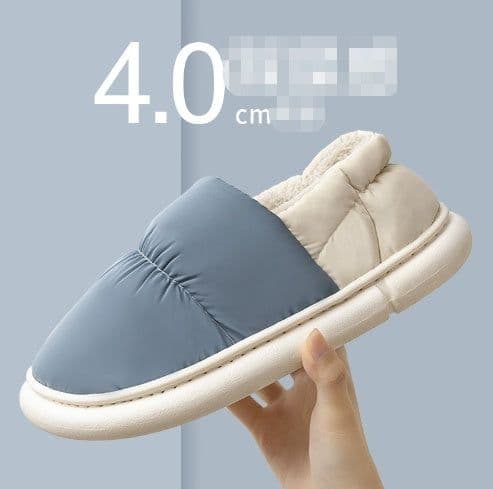 image-Cotton Slippers Couple Unisex Home Non-slip Flat Shoes Shit Slippers