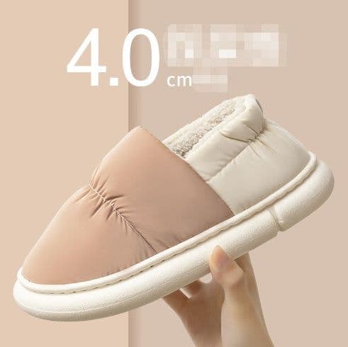 image-Cotton Slippers Couple Unisex Home Non-slip Flat Shoes Shit Slippers