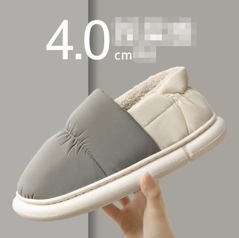 image-Cotton Slippers Couple Unisex Home Non-slip Flat Shoes Shit Slippers