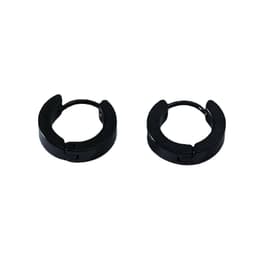 image-Geometric Circle Earrings For Men