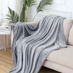 image-Solid Color Blanket Flannel Blanket