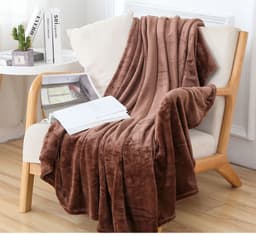 image-Solid Color Blanket Flannel Blanket