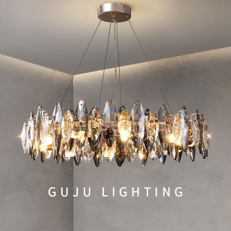 image-Living Room Light Luxury Crystal Modern Minimalist Chandelier