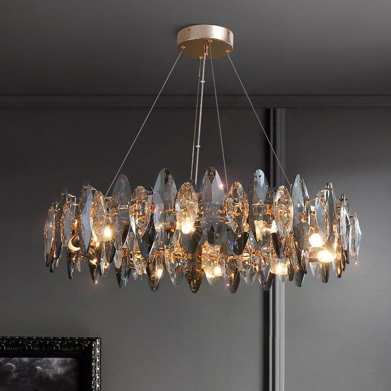 image-Living Room Light Luxury Crystal Modern Minimalist Chandelier
