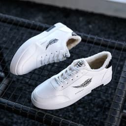 image-Plush Thick Board Shoes Casual Versatile Student Men's Cotton Shoes