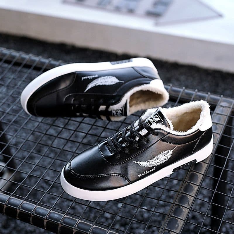 image-Plush Thick Board Shoes Casual Versatile Student Men's Cotton Shoes