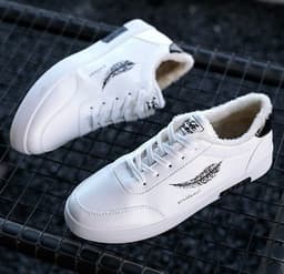 image-Plush Thick Board Shoes Casual Versatile Student Men's Cotton Shoes