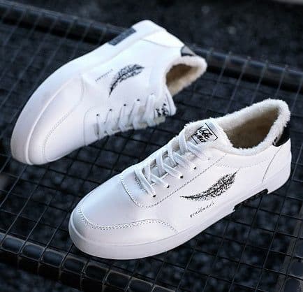 image-Plush Thick Board Shoes Casual Versatile Student Men's Cotton Shoes
