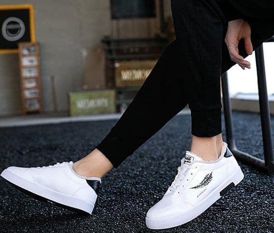image-Plush Thick Board Shoes Casual Versatile Student Men's Cotton Shoes
