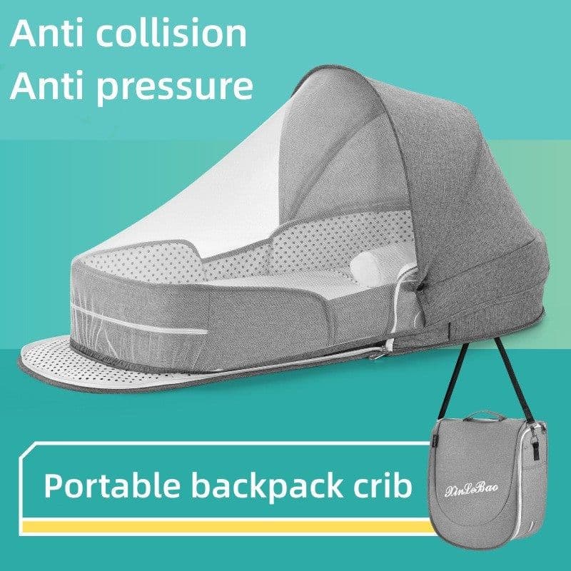 image-Baby Crib Portable Removable Bed In Bed Multifunctional Foldable Babies' Bed Newborn Bb Small Bed With Mosquito Net