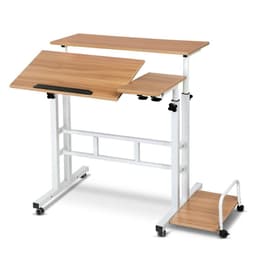 image-Mobile Computer Lifting Foldable Standing Desk Bedroom Bedside Desk Single Small Table
