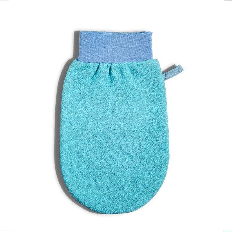 image-New Thick Coarse Sand Mud Removing Solid Color Bath Gloves Bath Towel