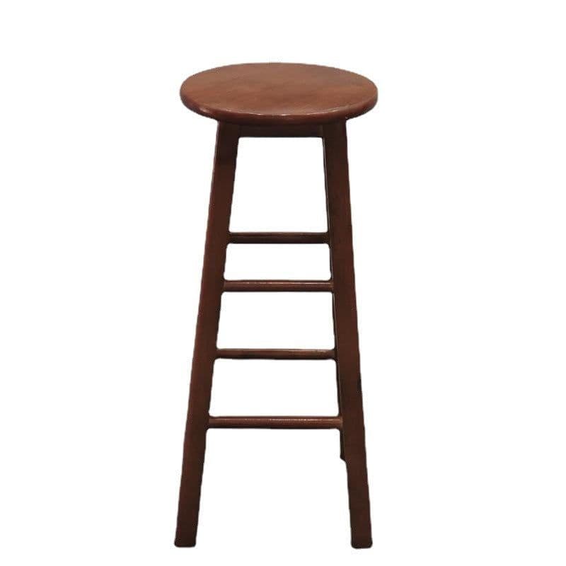image-Solid Wood Chair Round Stool High Stool