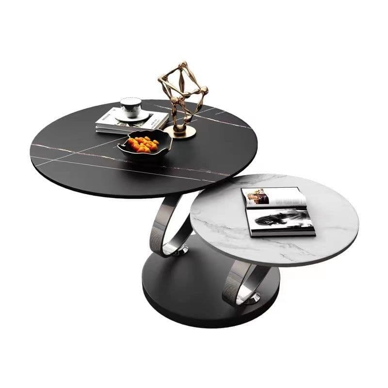 image-Table Rotary Multifunctional Round Retractable Folding