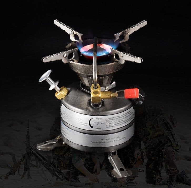 image-Field Oilstove Camping Integrated Fierce Fire Gasoline Stove Oilstove Mountaineering Team Outdoor Stove Cookware