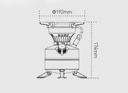 image-Field Oilstove Camping Integrated Fierce Fire Gasoline Stove Oilstove Mountaineering Team Outdoor Stove Cookware