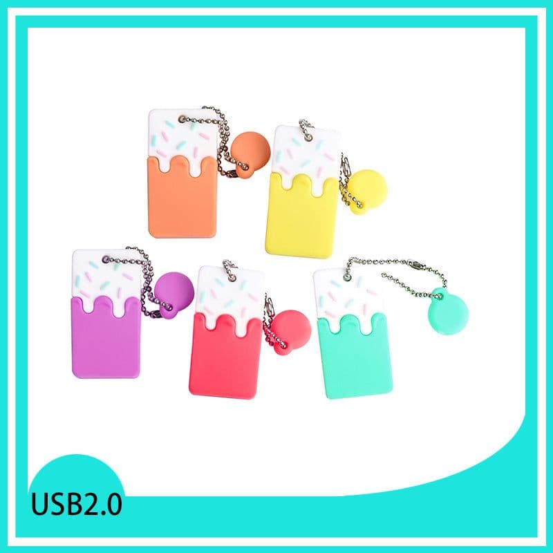 image-Small Cake Point Mini Girl Cute Anti-loss Pendant Mobile U Disk