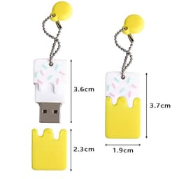 image-Small Cake Point Mini Girl Cute Anti-loss Pendant Mobile U Disk